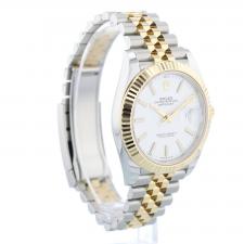 Gents Rolex Datejust 41 126333 18ct Yellow Gold   Stainless Steel case with White dial