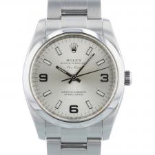 Gents Rolex Air King 114200 Stainless Steel case with Silver dial