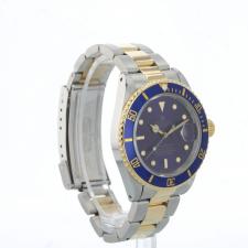 Gents Rolex Submariner Date 16613 18ct Yellow Gold   Stainless Steel case with Blue dial