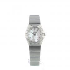 Ladies Omega Constellation 123.10.24.60.05.001 Steel case with Mother of Pearl dial