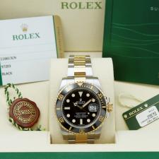 Gents Rolex Submariner Date 116613LN 18ct Yellow Gold Stainless Steel case with Black dial