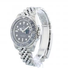 Gents Rolex GMT Master II 126710GRNR Stainless Steel case with Black dial