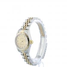 Ladies Rolex DateJust 69173 18ct Yellow Gold   Stainless Steel case with Gilt   Diamond dial