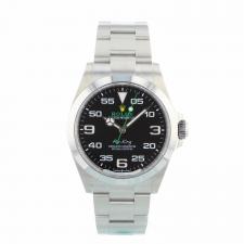 Gents Rolex Air King 126900 Stainless Steel case with Black dial