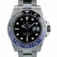 Gents Rolex GMT Master II 126710BLNR Stainless Steel case with Black dial