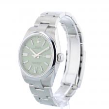 Gents Rolex Oyster Perpetual 41 134300 Steel case with Pistachio dial