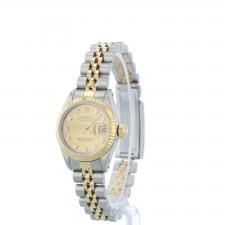 Ladies Rolex DateJust 69173 18ct Yellow Gold Stainless Steel case with Gilt Diamond dial