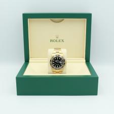 Gents Rolex GMT II 116718LN 18ct Yellow Gold case with Black dial