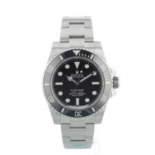 Gents Rolex Submariner Non Date 114060  case with Black dial