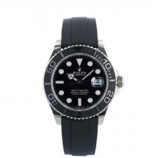 Gents Rolex Yacht-Master 42 226659 18ct White Gold case with Black dial