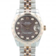 Ladies Rolex DateJust 31 178341 18ct Rose Gold   Stainless Steel case with MOP Diamond dial