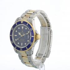 Gents Rolex Submariner Date 16803 18ct Yellow Gold   Stainless Steel case with Blue dial