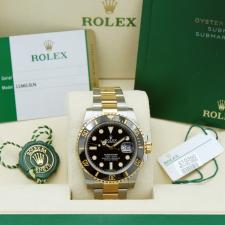Gents Rolex Submariner Date 116613LN 18ct Yellow Gold Stainless Steel case with Black dial