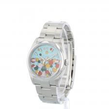 Gents Rolex Oyster Perpetual 36 126000 Stainless Steel case with Celebration dial
