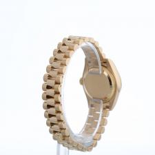 Ladies Rolex Datejust 179165 18ct Yellow Gold case with Champagne Diamond Set dial