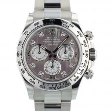 Gents Rolex Daytona 116509 18ct White Gold case with MOP Diamond dial