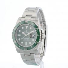 Gents Rolex Submariner Date 116610LV Steel case with Green dial