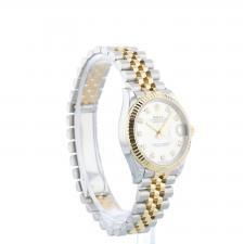 Ladies Rolex DateJust 31 278273 18ct Yellow Gold   Stainless Steel case with Silver and Diamond dial