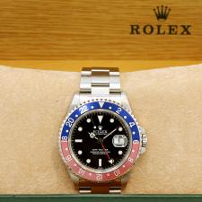 Gents Rolex GMT Master II 16700 Steel case with Black dial