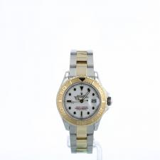 Ladies Rolex Yacht-Master 169623 18ct Yellow Gold   Stainless Steel case with White dial