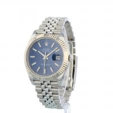 Gents Rolex Datejust 41 126334 Steel case with Blue dial