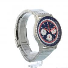 Gents Breitling Navitimer B01 Chrono 43 Swissair AB0121 Steel case with Black dial