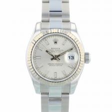 Ladies Rolex Datejust 179174 Steel case with Silver dial