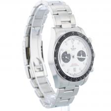 Gents Tudor Black Bay Chrono 79360N Stainless Steel case with White dial