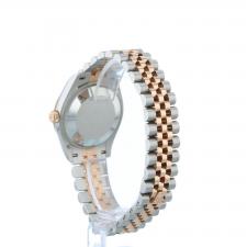 Ladies Rolex DateJust 31 278241 18ct Rose Gold   Stainless Steel case with Silver Floral Motif Diamond dial