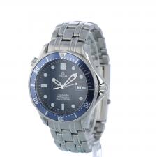 Gents Omega Seamaster 300 25418000 Steel case with Blue Wave dial