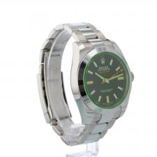 Gents Rolex Milgauss 116400GV Steel case with Black dial