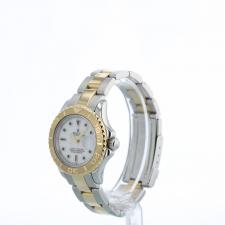 Ladies Rolex Yacht-Master 169623 18ct Yellow Gold   Stainless Steel case with White dial