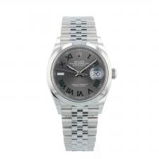Gents Rolex Datejust 36 126200 Steel case with Wimbledon dial