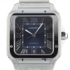 Gents Cartier Santos WSSA0030 Steel case with Blue dial