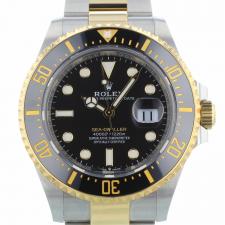 Gents Rolex Sea Dweller 126603 18ct Yellow Gold Stainless Steel case with Black dial