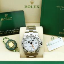 Gents Rolex Explorer II 226570 Steel case with White dial