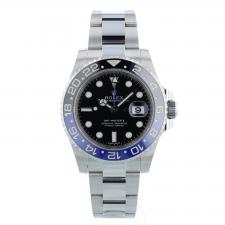 Gents Rolex GMT Master II 116710BLNR Stainless Steel case with Black dial