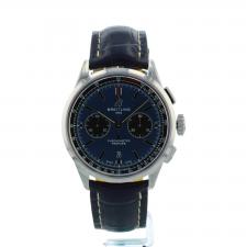 Gents Breitling Premier B01 AB0118221C1P2 Steel case with Blue dial