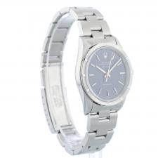 Gents Rolex Air King 14010 Stainless Steel case with Blue dial