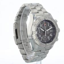 Gents Breitling Super Avenger A13380 Steel case with Grey dial