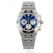 Gents Breitling Chronomat B01 42 AB0134 Steel case with Blue and Silver dial