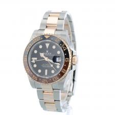 Gents Rolex GMT Master II 126711CHNR 18ct Rose Gold   Stainless Steel case with Black dial