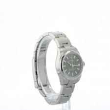 Ladies Rolex DateJust 28 176200 Steel case with Green dial