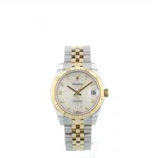 Ladies Rolex DateJust 31 178273 18ct Yellow Gold   Stainless Steel case with Jubilee Diamond set dial