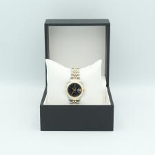 Ladies Rolex DateJust 69173 18ct Yellow Gold   Stainless Steel case with Black dial