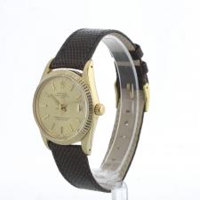 Gents Rolex Oyster Perpetual Date 15037 14CT case with Champagne  dial