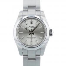 Ladies Rolex Oyster Perpetual 176200 Steel case with Silver dial