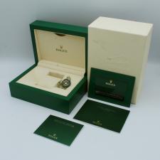 Ladies Rolex DateJust 28 279174 Steel case with Silver and Diamond dial