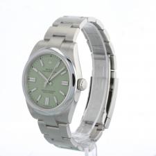Gents Rolex Oyster Perpetual 41 134300 Steel case with Pistachio dial
