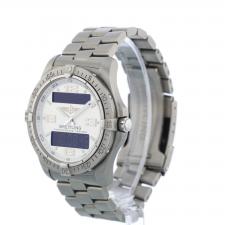 Gents Breitling Aerospace Avantage E7936210 Titanium case with Silver dial